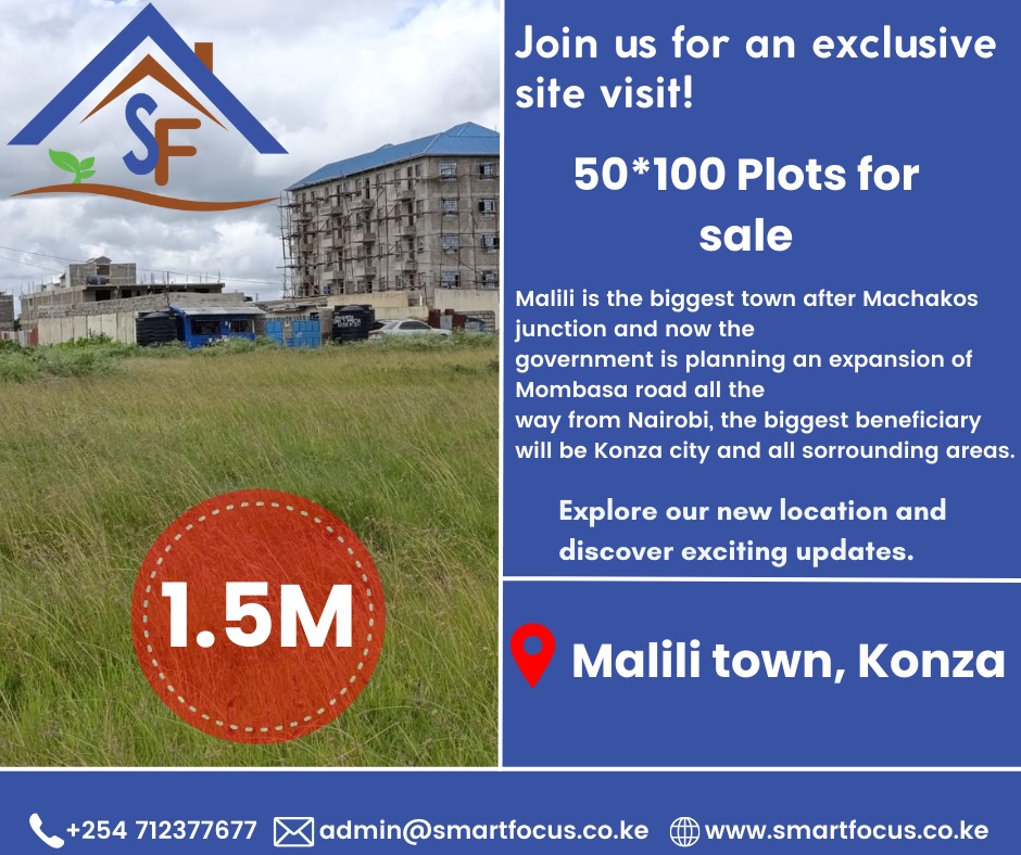 Konza Highrise 50*100 Plots for Sale