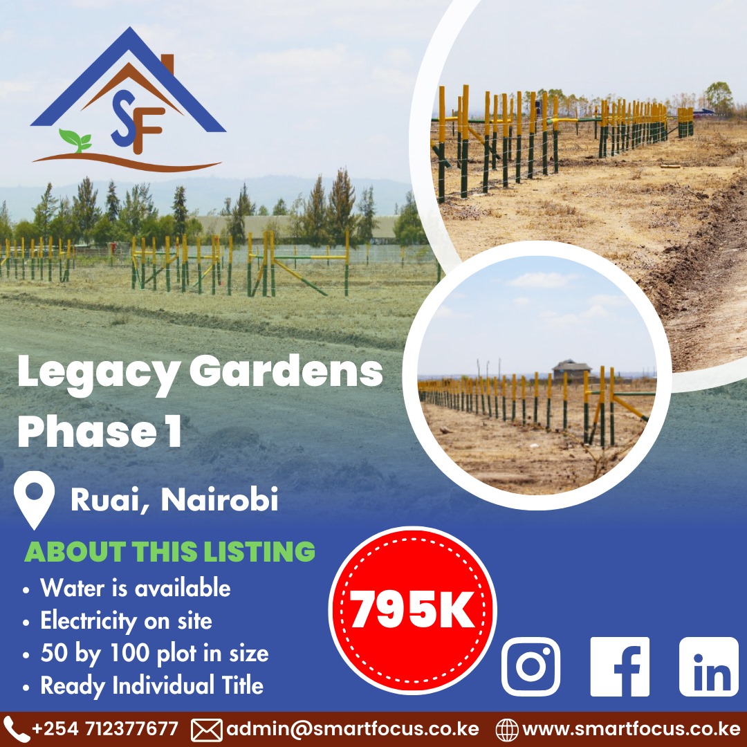 50*100 Plots for Sale - Legacy Gardens Phase 1