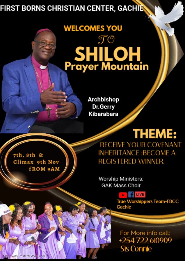 First Borns Christian Center, Gachie -Shiloh Prayer Mountain 2024
